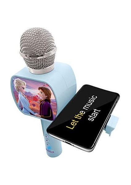 Dondurulmuş 2 Anna Olaf Ses Değiştirme Fonksiyonlu Bluetooth Mikrofon, Telefon Kılıfı Dahil, Dahili Hoparlör, Mavi, MIC240FZ fiyatları