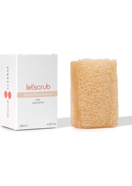 Let'scrub Doğal Kabak Lifli Pirinç Sabunu - Shea Yağı Ile Zenginleştirilmiş Nem Bombası 130 gr fiyatları