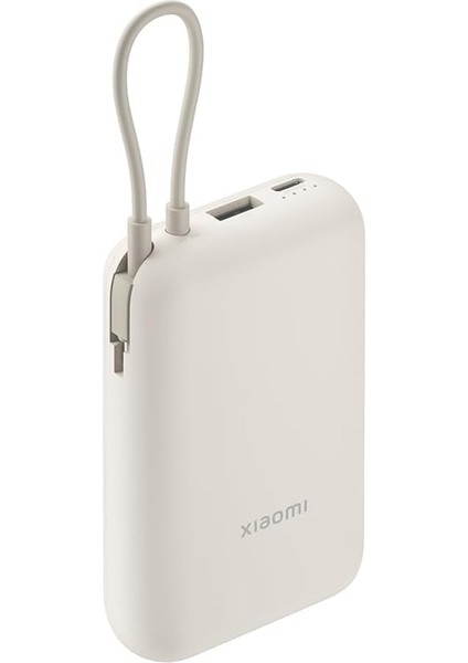 Power Bank 10000MAH (Entegre Kablo) 22.5W Mavi