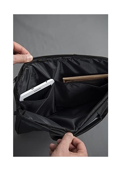 Simple Air- Pro 13-13.3-14 Inç Darbeye Karşı Korumalı Su Geçirmez Laptop Çantası. Füme (Füme/tek Beden) modelleri