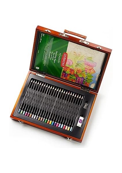 Academy Ahşap Kutuda Hediye Seti, 27 Parçalı Sanatçı Seti, Renkli, Pastel Tebeşirler ve Aksesuarlar, Çizim, Eskiz ve El Işi Için Ideal, Hobi Sanatçıları Için, 305950 fiyatları