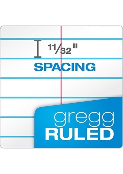 Spiral Steno Kitaplar, 15,2 x 22,9 Cm, Gregg Rule, Beyaz Kağıt, Çeşitli Kapaklar, 80 Yaprak Pro Kitap, Paket Başına 4 Kitap (80220) modelleri