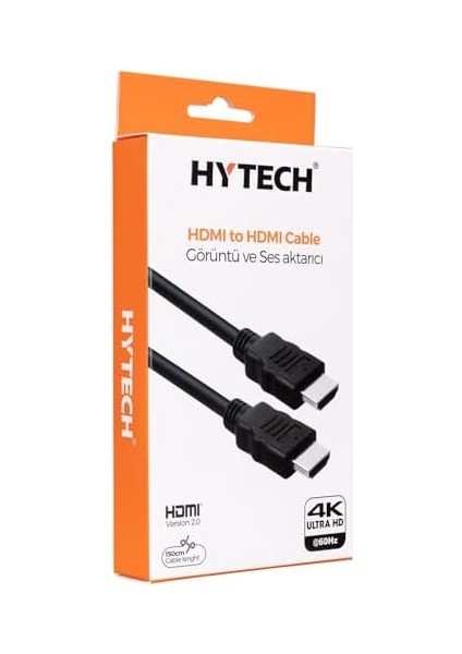 HY-XHD01 HDMI To HDMI 1.5m Sinema 4K (4096 * 2160) Görüntü ve Ses Aktarıcı Kablo fiyatları