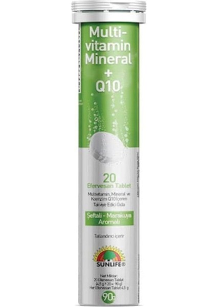 Sunlife Multivitamin + Mineral + Q10 Takviye