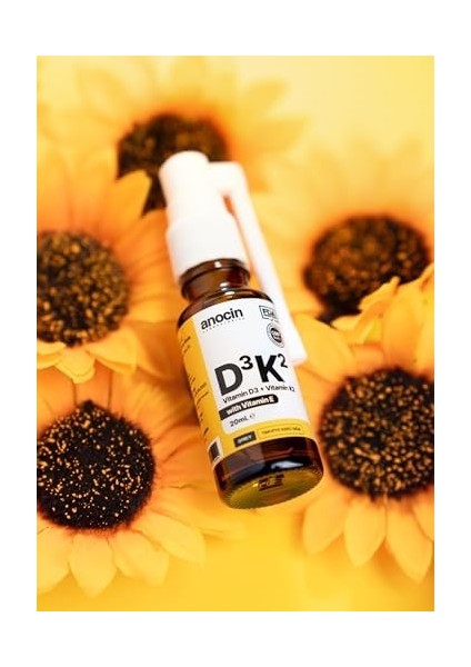 Anocin Vitamin D3 K2 Vitamin E, 1000 Iu 2m Mcg Damla 20 ml D3 K2 Vitamin D3K2 fiyatları