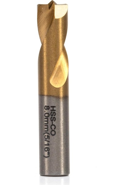 10052 Yüksek Bir Çelik Cobalt Spot Welder Bit, Titan, 8 mm