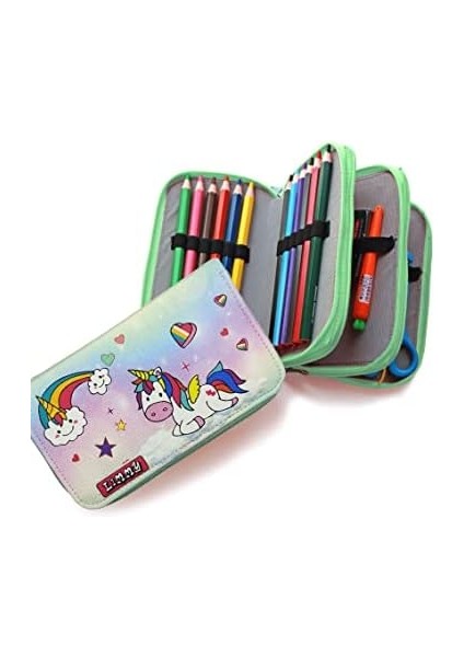 Şeker Temalı Modelist Kutusu Vegan Deri Üç Bölmeli fiyatları