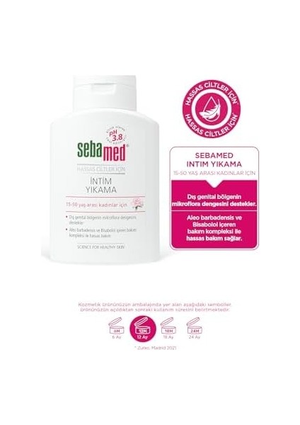 Sebamed Intim Yıkama Jeli - Hassas Ciltler Için Ph 3.8 Dış Genital Bölge Temizleyici Intim Bakım Ürünü 200ML modelleri