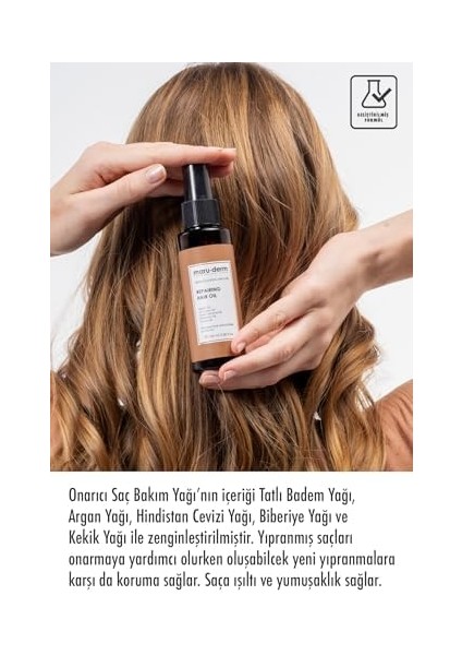 Maru.derm Onarıcı Saç Bakım Yağı 100 ml fiyatları