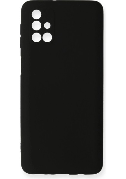 Samsung Galaxy M31S Kılıf First Silikon - Siyah