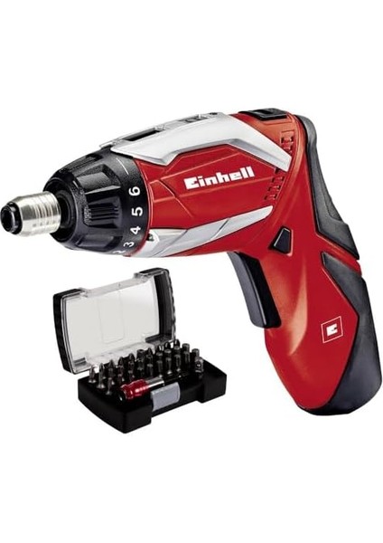 Şarjlı Vidalama Te-Sd 3,6 Li Kit (Lityum Iyon, 3,6 V, 1,5 Ah, 3,5 Nm Tork, 2x LED Işık, Şarj Cihazı, 32 Parçalı Uç Seti, Saklama Kutusu Dahil) - 4513495 modelleri