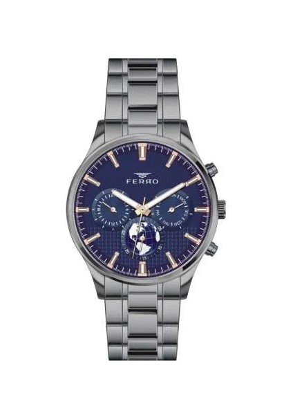 Ferro Siyah Renk Çelik Kordonlu Erkek Kol Saati TH-FM31215A-V3 fiyatları