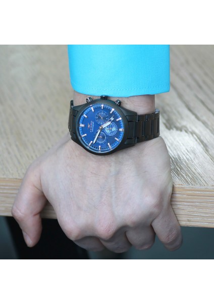 Ferro Siyah Renk Çelik Kordonlu Erkek Kol Saati TH-FM31215A-V3 fırsatları