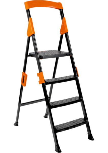 Primo 3+1 Basamaklı Katlanır Merdiven | Ev Tipi Kaymaz Plastik Geniş Basamaklı 3+1 Merdiven fırsatları