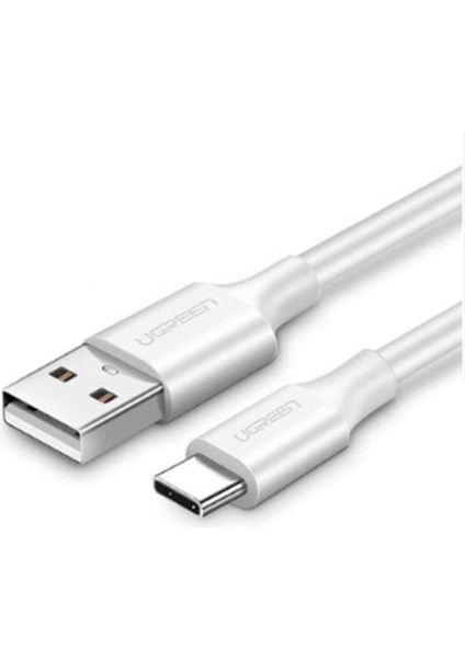 USB To USB C Hızlı Şarj Kablosu Beyaz 2 Metre