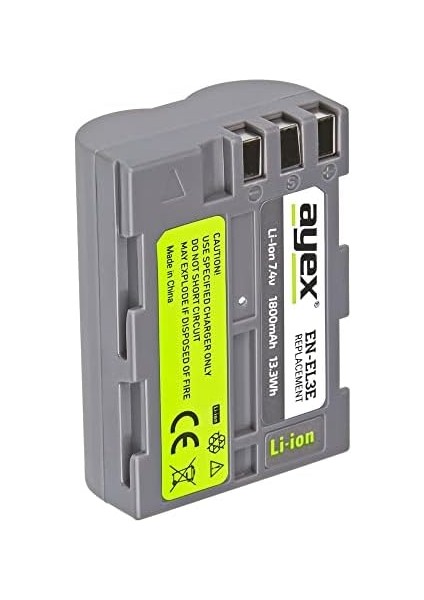 EN-EL3E Batarya D300, D300S, D700, D200, D100 Ile Uyumlu modelleri