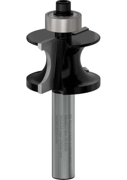 Accessories 2608628360 Yarım Kesicisi 8 Mm, R1 6 Mm, L 19 Mm, G 63 mm