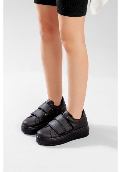 Kadın Siyah Yüksek Topuklu Spor Ayakkabı , Snekaer fiyatları