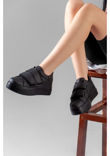 Kadın Siyah Yüksek Topuklu Spor Ayakkabı , Snekaer fırsatları