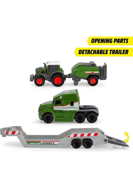 203735006 Micro Farm Truck Freewheel Mack Truck Trailer With Fendt Tract fırsatları