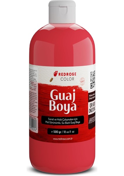 Rose Kırmızı Guaj 500 gr