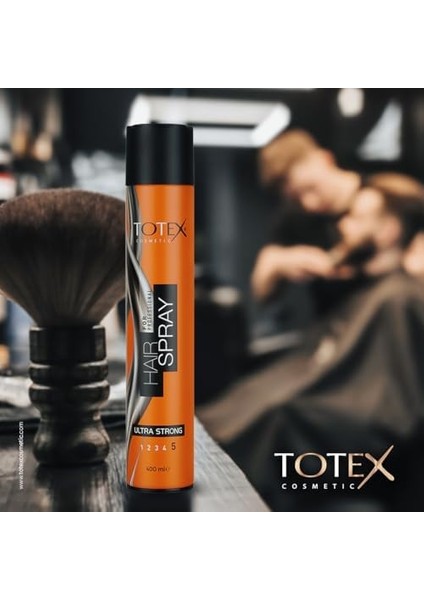 Totex Saç Şekillendirici Ultra Güçlü Aerosol Saç Spreyi | Parlatıcı ve Uzun Ultratutuş | Profesyonel Kuaförler Berberler ve Günlük Kullanım 400ML fiyatları