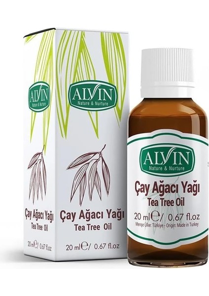 Alvin Çay Ağacı Yağı Tea Tree Oil, 20 ml