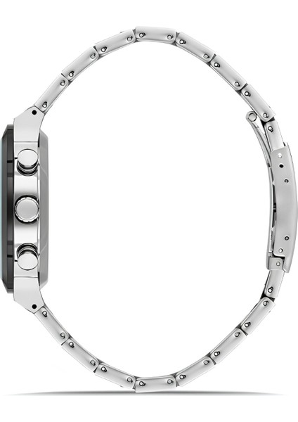 Ferro Gümüş Renk Çelik Kordon Erkek Kol Saati Fonksiyonları Aktif 3 Atm Su Geçirmez TH-FM11568AWT-J6 modelleri