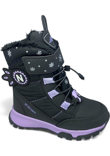 N'drops Kürklü Ortapedik Kauçuk Kaymaz Taban Bot