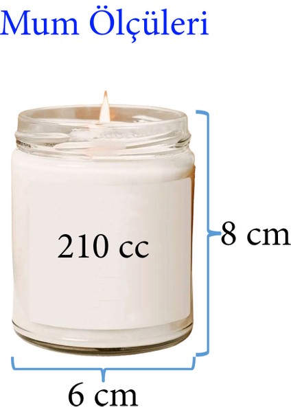 Doğal Özel Seri Kokulu Dekoratif Kavanoz Mum 210 cc - Lotus Esansı - Ryl fiyatları