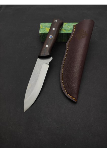 Kamp Outdoor Bıçağı El Yapımı Paslanmaz Çelik Kılıflı Epoksi