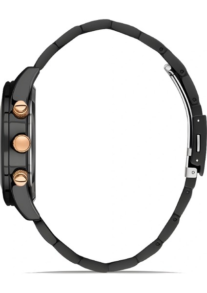 Ferro Gri Çelik Kordon Erkek Kol Saati Fonksiyonları Aktif 3 Atm Su Geçirmez TH-FM31320A-V3 modelleri