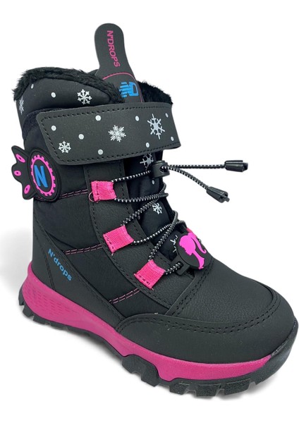 N'drops Kürklü Ortapedik Kauçuk Kaymaz Taban Bot