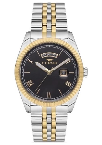 Ferro Çelik-Silikon Değiştirebilir Çift Kordunlu Erkek Kol Saati TH-F11130DA-D3 modelleri