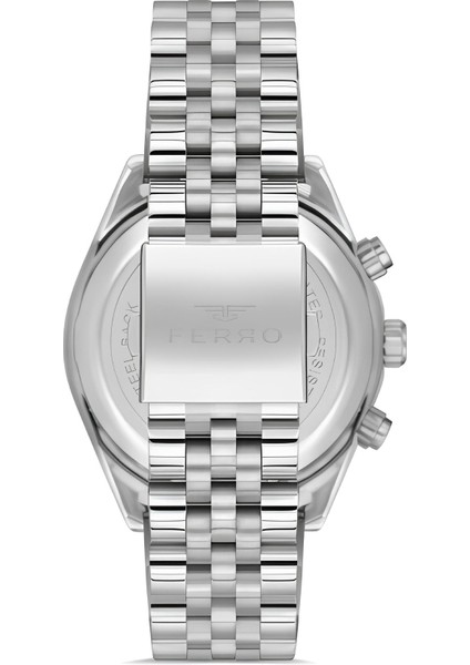 Ferro Gümüş Renk Çelik Kordon Erkek Kol Saati Fonksiyonları Aktif 3 Atm Su Geçirmez TH-FM11507A-A3 fiyatları