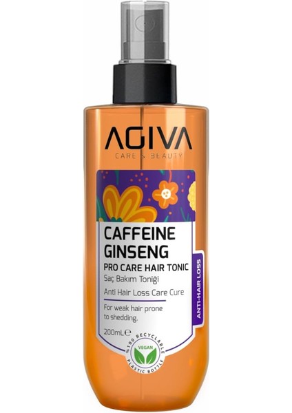 Agıva Care Caff-Ginseng 200ML Saç Toniği