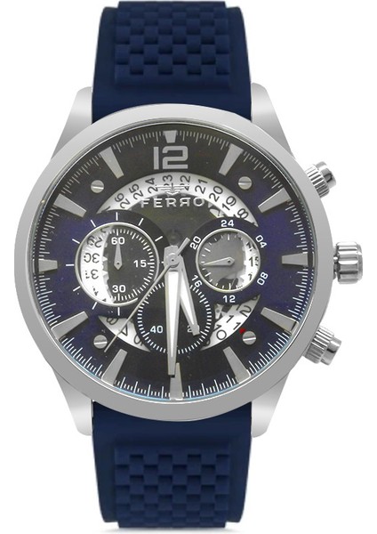 Ferro Çelik-Silikon Değiştirebilir Çift Kordunlu Erkek Kol Saati TH-FM31320AWT-A3 fiyatları