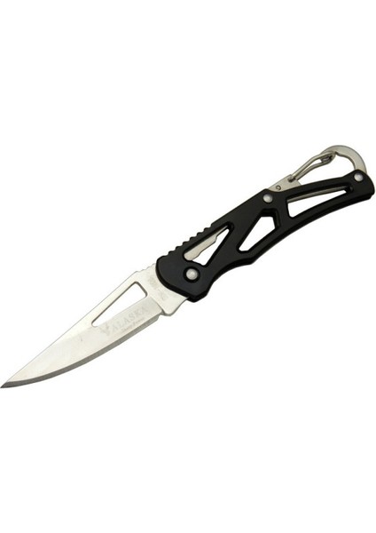 Alaska SDR-1606BK Mini Metal Çakı 14 cm Manuel, Kemerlikli