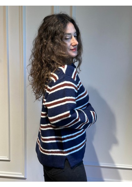 Polo Yaka Kazak Çizgili fiyatları