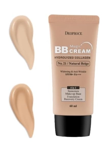 Deoproce Deniz Kolajeni Içeren Yoğun Kapatıcı Bb Krem SPF50 Pa No:21 60 Mililitre Magic Bb Cream modelleri