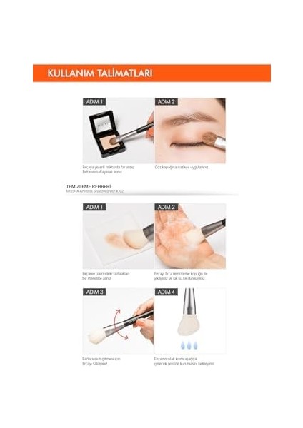 Mıssha Büyük Boy Far Fırçası Artistool Shadow Brush NO:302
