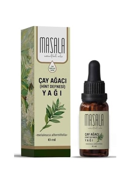 Masala Saf Çay Ağacı (Hint Defnesi) Yağı 10 Ml. (Tea Tree Oil) fiyatları