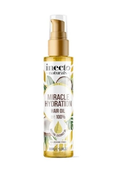 Inecto Naturals Hindistan Cevizli Mucizevi Saç Bakım Yağı 100ML