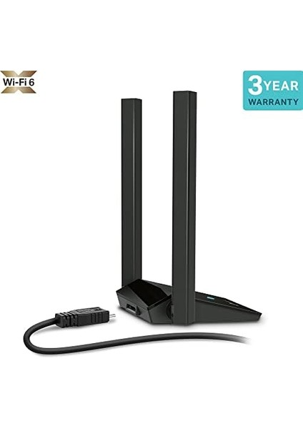 Archer TX20U Plus, AX1800 Mbps Çift Antenli Yüksek Kazanımlı Kablosuz USB Adaptör, 1 Metre USB 3.0 Kablosu, Beamforming, Mu-Mımo, Düşük Gecikmeli Oyun Deneyimi, Wpa3, Kolay Kurulum fiyatları