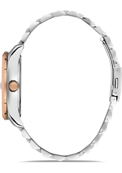 Ferro Rose Gümüş Renk Çelik Kordon Erkek Kol Saati 3 Atm Su Geçirmez TH-F11288AWT-E modelleri