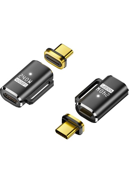 240W Pd3.1 Manyetik Usb-C Adaptör | 40GBPS Usb4.0 Veri Aktarımı | Tam Fonksiyonlu ve Çok Yönlü Otget