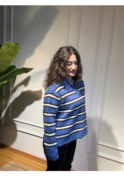 Polo Yaka Kazak Çizgili fırsatları