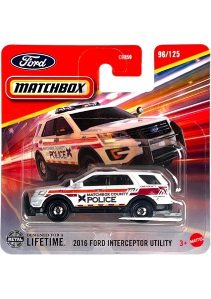 Matchbox 1:64 Tekli Arabalar 2016 Interceptor Utılıty JBT12
