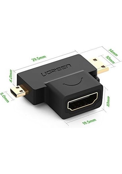 Micro Mini HDMI Dönüştürücü Adaptör modelleri