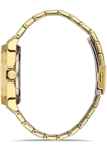 Ferro Sarı Çelik Kordon Erkek Kol Saati 3 Atm Su Geçirmez TH-F11290A-B modelleri